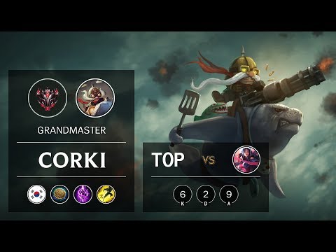 Corki Top vs Irelia - KR Grandmaster Patch 9.16