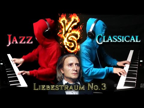Epic Piano Battle - Liszt Liebestraum No. 3 [Classical vs. Jazz]