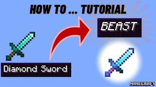 GIVE CUSTOM NAME TO ITEM in Minecraft - How to...Tutorial