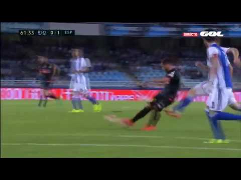 0-1 Pablo Piatti Goal Spain Primera Division - 09.09.2016 Real Sociedad 0-1 RCD Espanyol