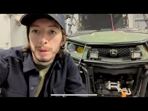 John Deer Gator XUV Winch Install Using Factory Wiring