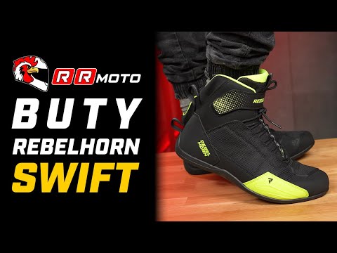 REBELHORN SWIFT _ Lekkie, miejskie buty motocyklowe z wentylacją i sportowym stylem
