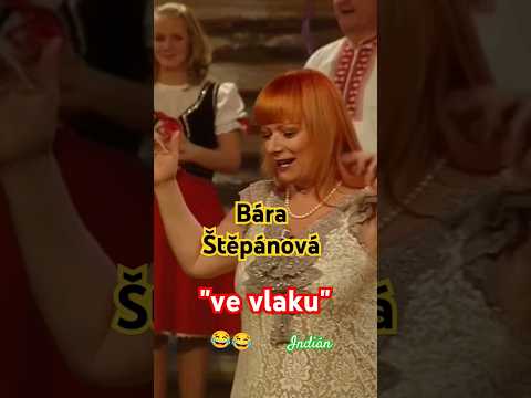 Bára Štěpánová : Ve vlaku ???????????? #indianfanda #vtipy #vtip #funny #sranda #shorts