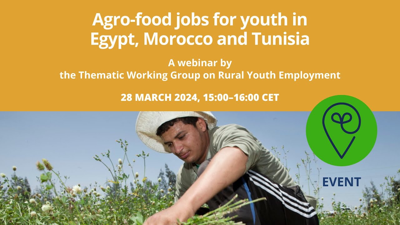 Agro-food jobs for youth in Egypt, Morocco and Tunisia