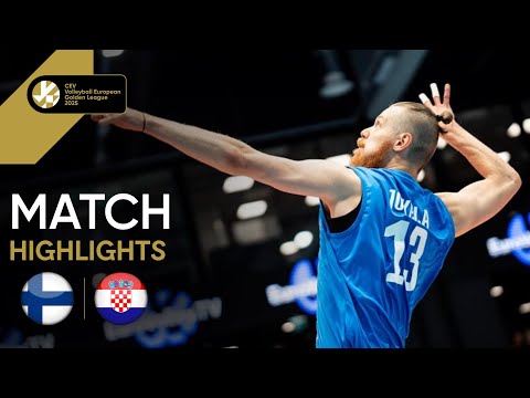  Highlights | Finland vs. Croatia - CEV Volleyball European Golden League 2025 | Men 
