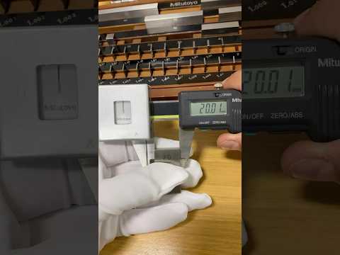 Mitutoyo Low-Force Caliper Calibration #calibration #technology