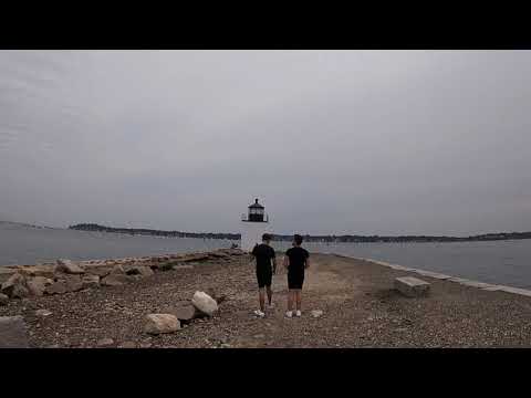 Derby Wharf Lighthouse overlooking the Salem Harbor | Salem, Massachusetts
