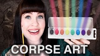 ASK A MORTICIAN- Painting with Human Remains!