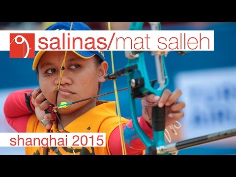 Stephanie Salinas v Fatin Mat Salleh – compound women's bronze | Shanghai 2015 Archery World Cup S1