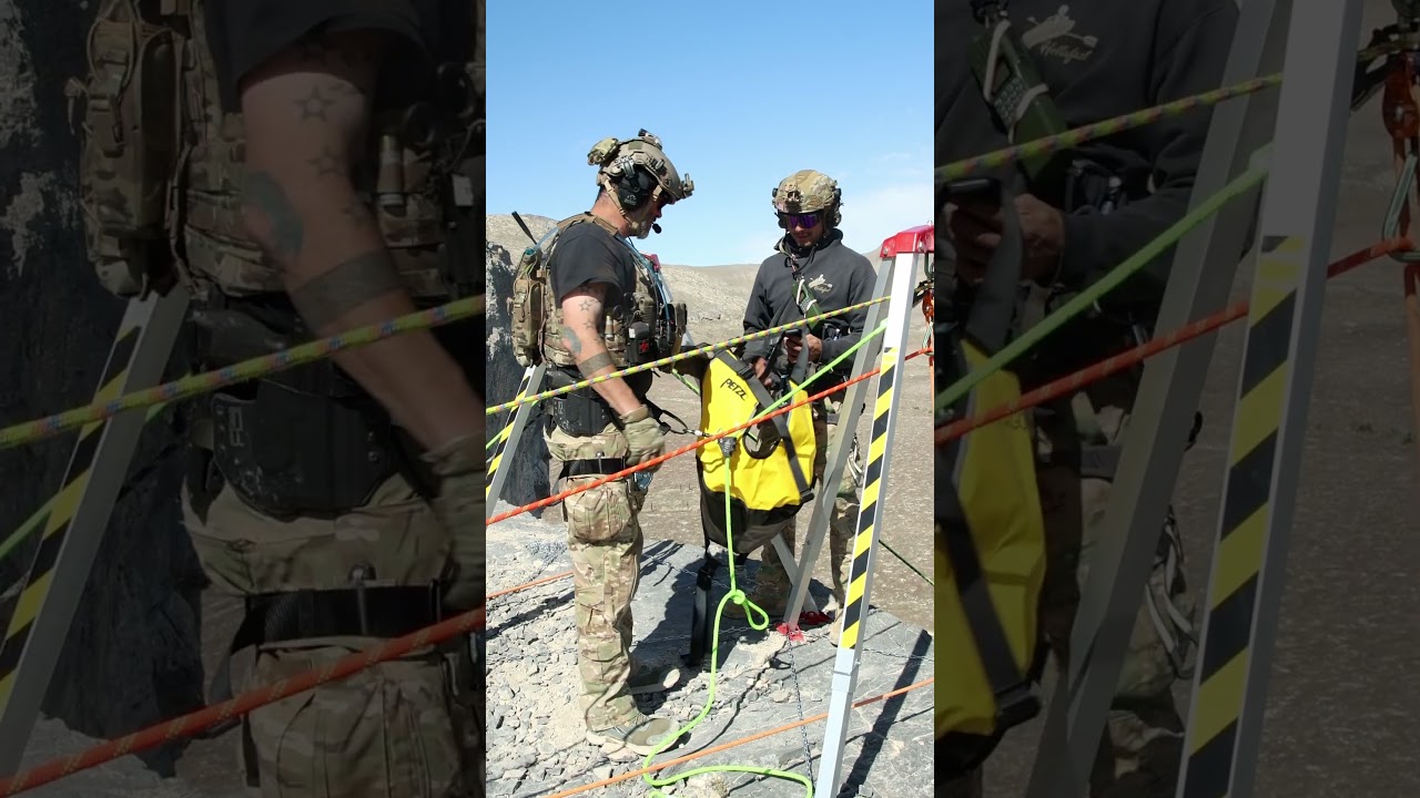 Extreme Rappelling in Utah