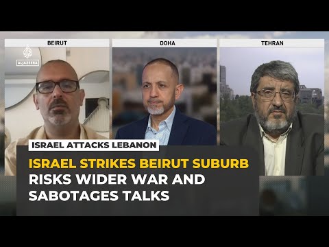 Israel’s Beirut strike risks wider war and sabotages talks, analysts warn