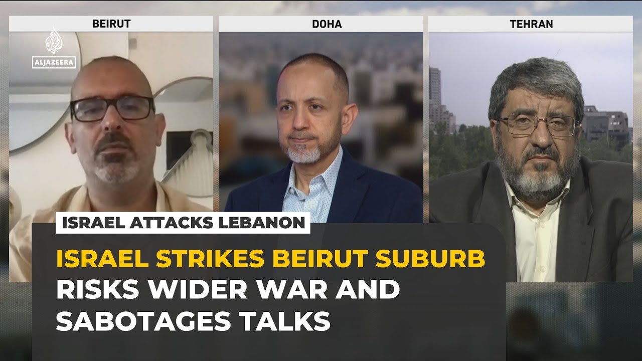 Israel’s Beirut strike risks wider war and sabotages talks, analysts warn