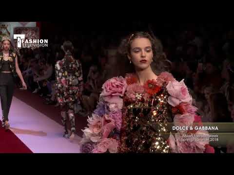 DOLCE and GABBANA Milan Fashion Week Spring/Summer 2018