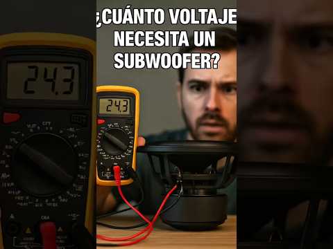 💥 More voltage = more sound pressure: this is how it's done🔊 #subwoofer #caraudio #bass
