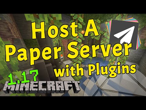 How To Host A Paper 1.17 Server (How To Add Plugins To Your Minecraft Server)