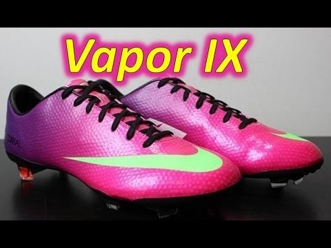 Nike Mercurial Vapor 9 IX Fireberry/Electric Green/Red Plum – Unboxing + Anprobieren