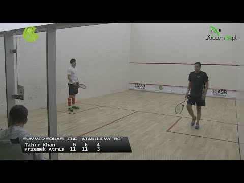 Mecz o 3 miejsce Summer Squash Cup: Tahir Khan - Przemek Atras