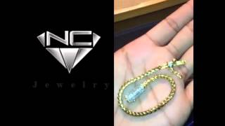 NcJewelry Custom Full Diamond Franco Bracelet
