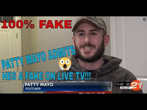 Patty Mayo Admits He's A FAKE COP On NEWS!!!