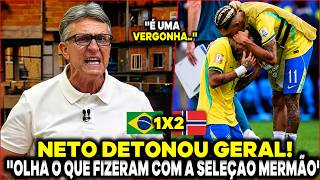NETO DETONOU GERAL APÓS ELIMINAÇÃO DO BRASIL! ''OLHA O QUE ELES FIZERAM COM A SELEÇÃO MERMÃO''