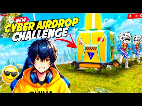New Cyber Airdrop Only Challenge in Solo Vs Squad 🔥 Shiva Gamer - Free Fire Max