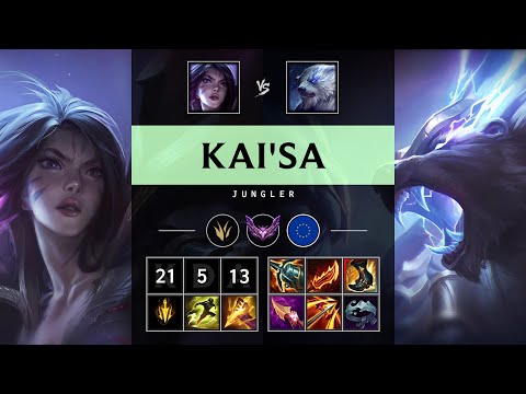 Kai'Sa Jungle vs Volibear - EUW Master Patch 25.15