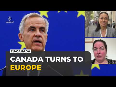 Mark Carney calls for ‘strategic autonomy’ and closer Canada-EU ties