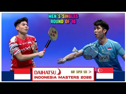 Moh. Zaki Ubaidillah vs Loh Kean Yew | Indonesia Masters 2026 Badminton