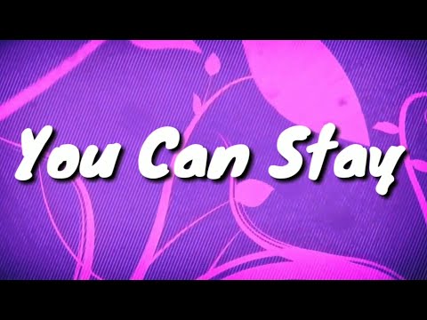 Vindata & Electric Mantis - You Can Stay (feat. Liv Dawson) [Lyric Video]