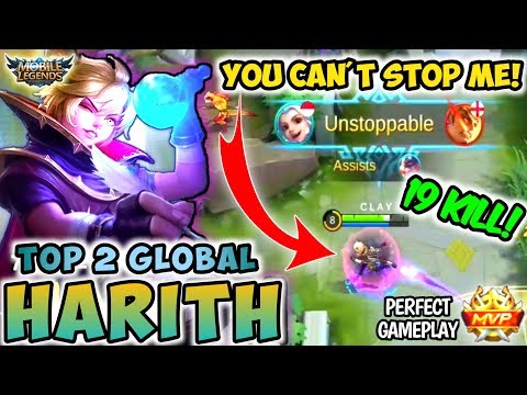 You Can't Stop Me! 19 Enemy Kills By CLAY [Top Global Harith] - Mobile Legends