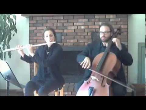 Flute and Cello Duo- Mendelssohn Wedding March - Jaclyn Duncan Music