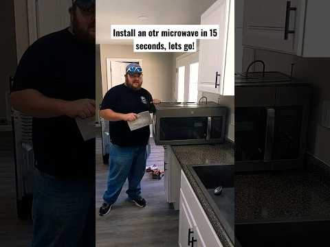 how to install an over-the-range microwave #diy #appliances #realestate