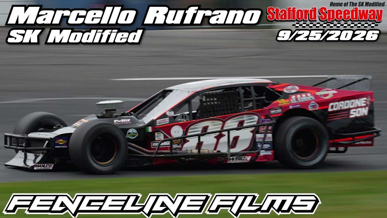 Marcello Rufrano SK Modified Stafford Speedway 9/25/2026