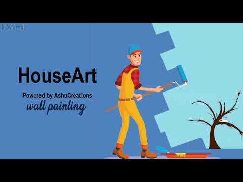Play school cartoon wall painting services