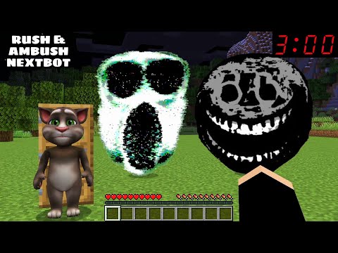 RUSH AND AMBUSH NEXTBOT CHASED ME in Minecraft - Gameplay - Coffin Meme