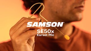 Video thumbnail for Samson SE50x Omnidirectional Earset Microphone by Samson