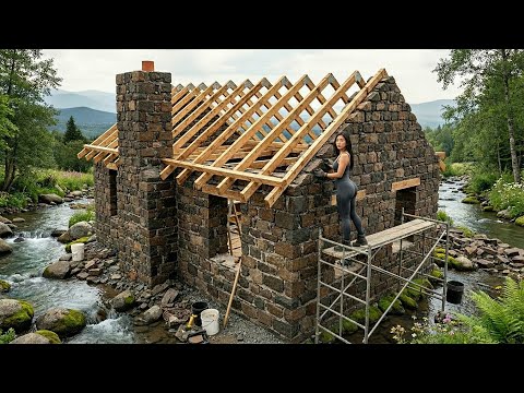 FULL VIDEO: Talented Young Woman Builds Dream Villa With Convenient Kitchen in Just 90 Days