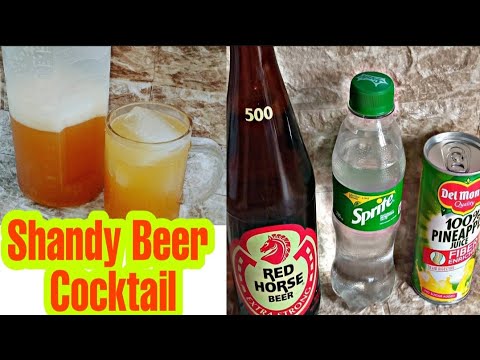 Shandy Beer cocktail/ Redhorse mix