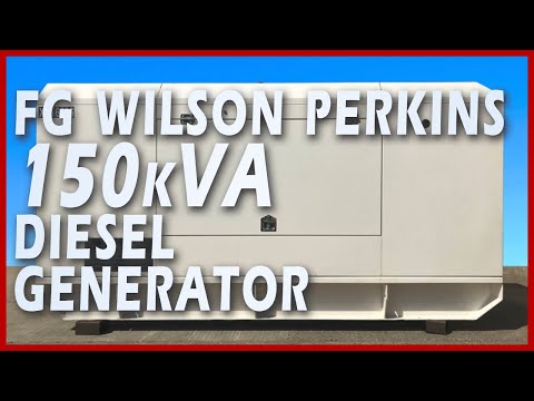 FG Wilson Perkins Diesel Generator 150kVA – XP16586 Test #perkins | #fgwilson Authorised Dealer