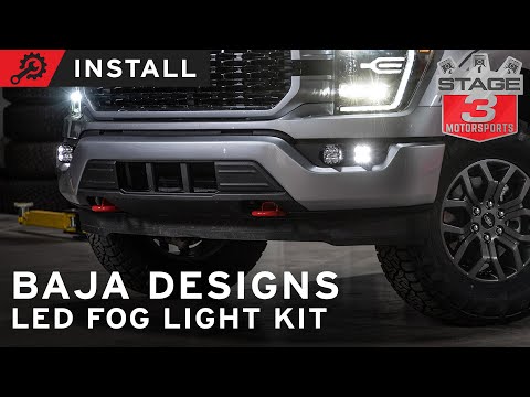 Baja Designs Squadron LED Kit with SAE Fog Lights for 2021-2023 F-150