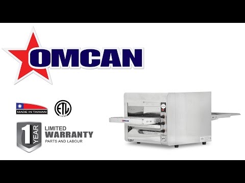 Omcan USA 11387 Single Deck Countertop Electric Conveyor Oven, 240V 6 image