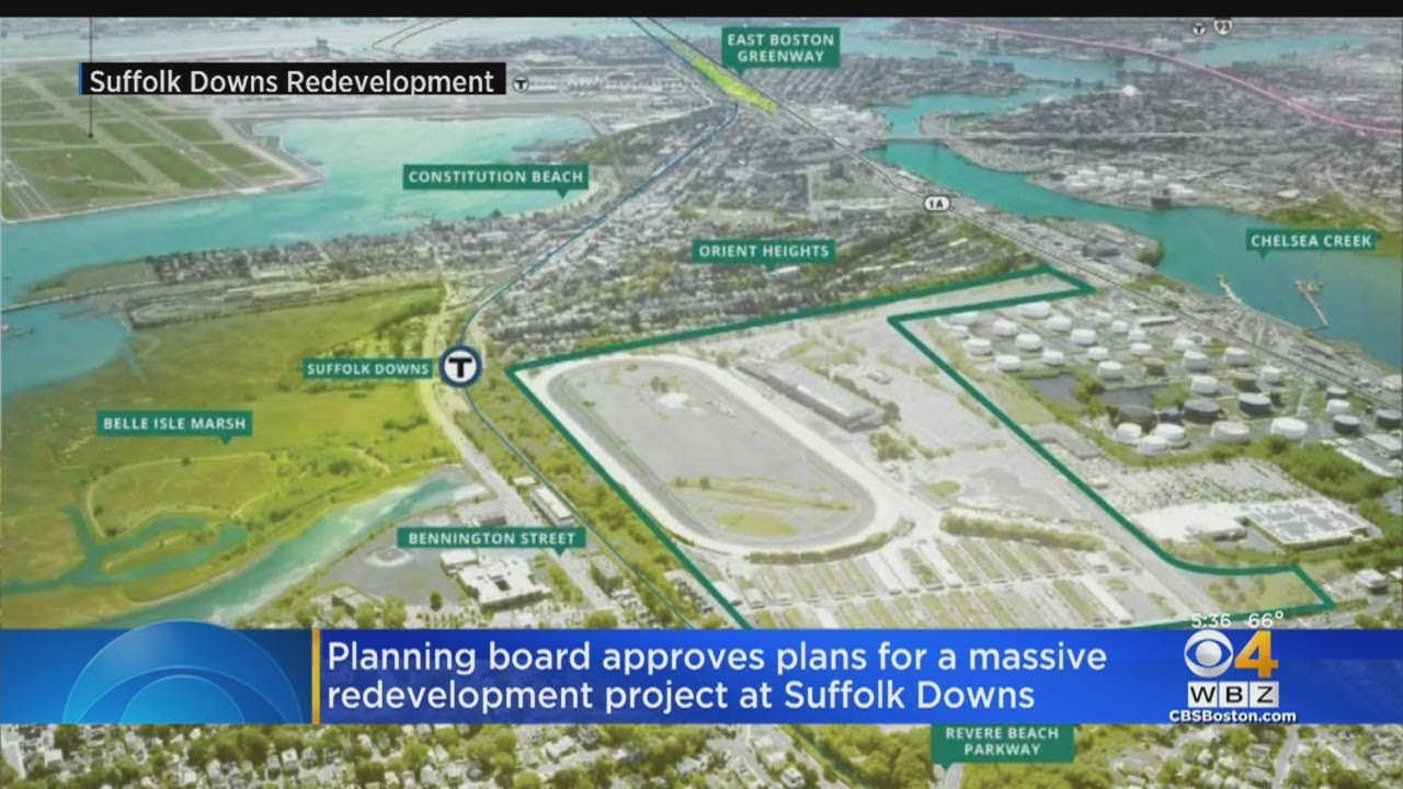 Planning Board Approves Plans For Massive Redevelopment Project At Suffolk Downs