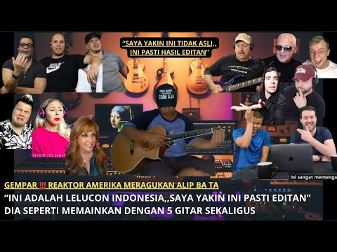 GEMPAR‼️REAKTOR US SEBUT VIDIO ALIP BA TA EDITAN E.C.. - Wonderful Tonight ( fingerstyle guitar) 💥