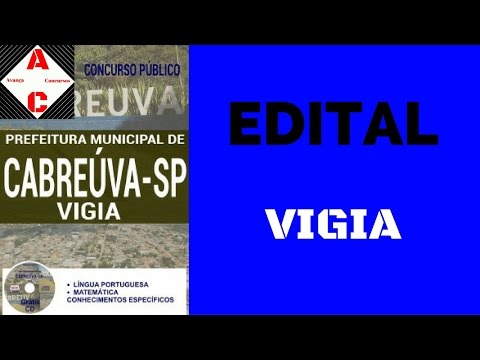 Apostila Concurso Cabreúva-SP 2017 - Vigia