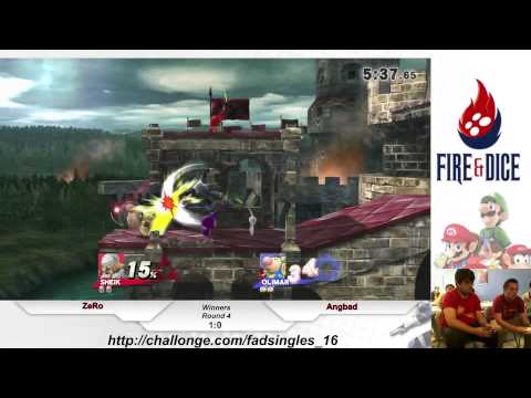 Fire&Dice Sunday #16 - ZeRo vs Angbad - Smash Wii U WSF