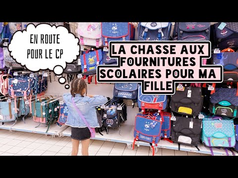 En Route pour le CP✏️ Achats de Fournitures Scolaires pour la RENTREE {Vlog & Haul}