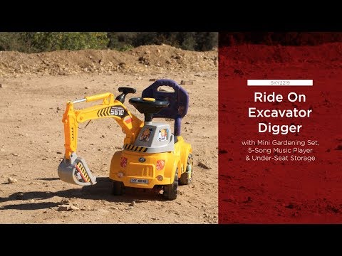 SKY2219 Kids Ride-On Excavator Digger