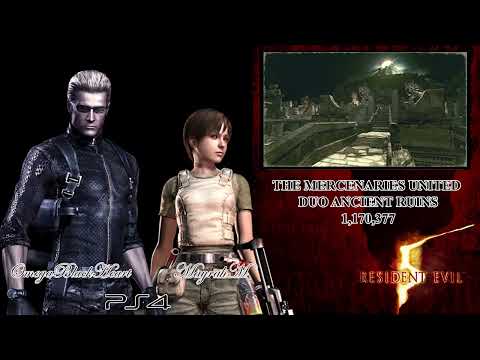 Resident Evil 5: Mercenaries United Duo- Midnight Wesker and Rebecca Ancient Ruins 1,170,377