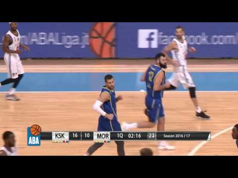 ABA Liga 2016/17, Round 16 match: Karpoš Sokoli - Mornar (30.12.2016)