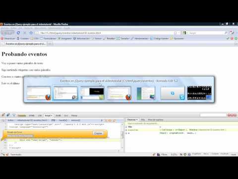 Introducción a los eventos en jQuery Parte 3 de 3